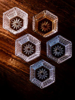 Tsugaru Hexagon Sake Glass Set of 4 - Staunton and Henry