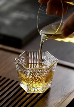 Tsugaru Hexagon Sake Glass Set of 4 - Staunton and Henry