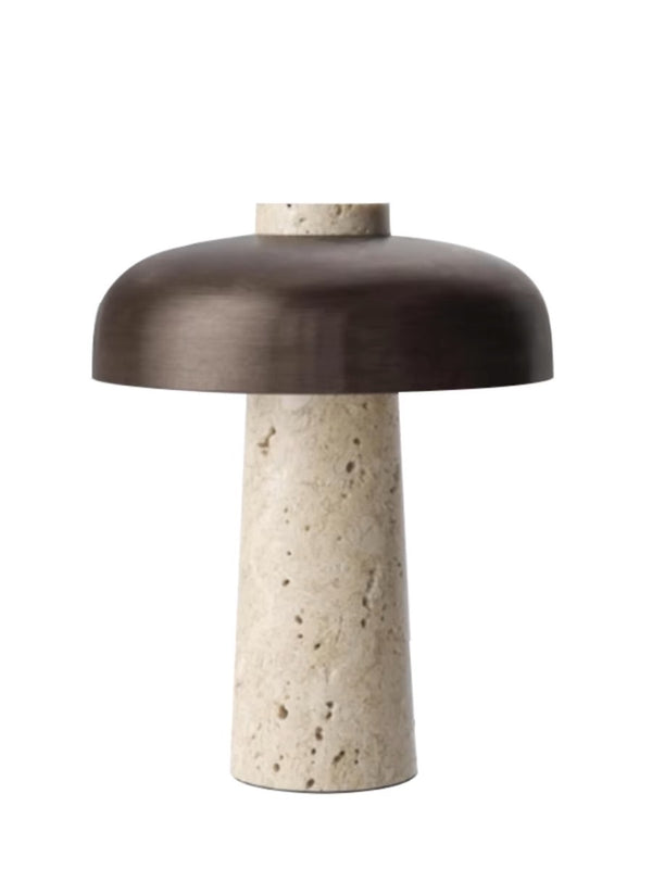 Mushroom Stone Base Table Lamp - Staunton and Henry
