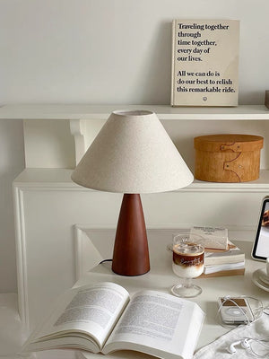 Minimalist Wood Base Table Lamp - Staunton and Henry
