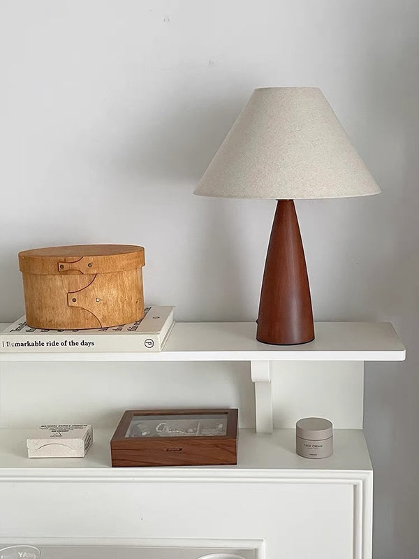Minimalist Wood Base Table Lamp - Staunton and Henry