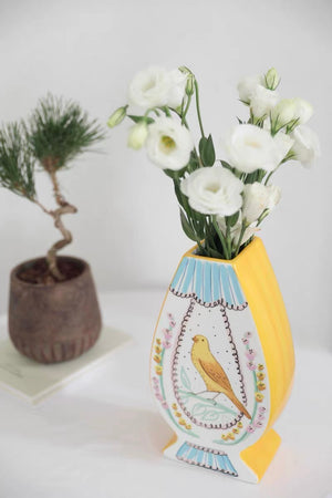 Hand Painted Ceramic Vase - Staunton and Henry