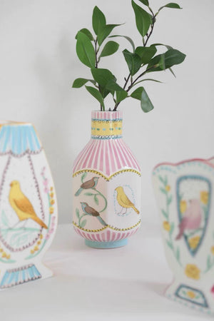 Hand Painted Ceramic Vase - Staunton and Henry