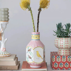 Hand Painted Ceramic Vase - Staunton and Henry