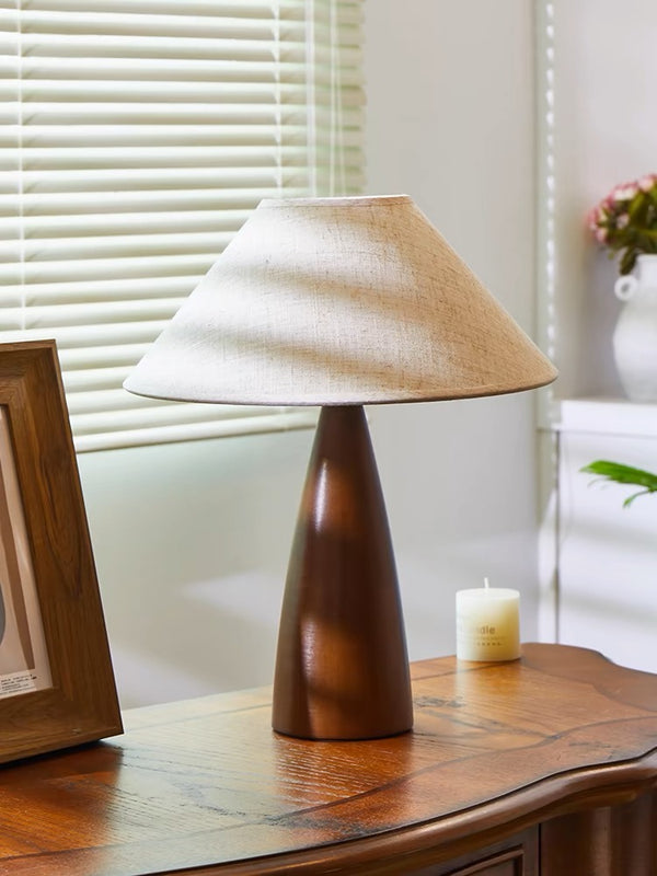 Minimalist Wood Base Table Lamp - Staunton and Henry