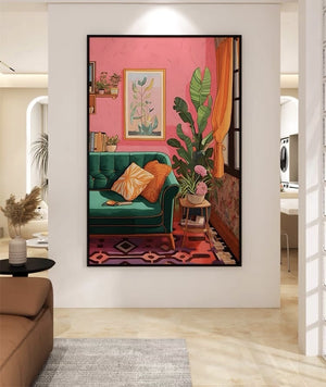 Bohemian Home Style Wall Art with Frame - Staunton and Henry