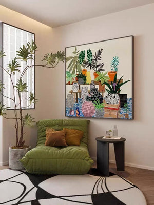 Plants Illustration Wall Art with Frame - Staunton and Henry