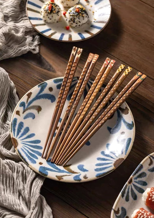 Geometry Japanese Style Wooden Chopsticks - Staunton and Henry