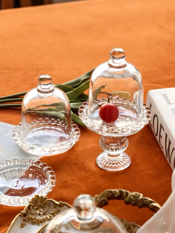 Mini Glass Cake Dome and Footed Stand - Staunton and Henry