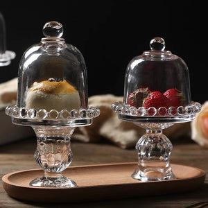 Mini Glass Cake Dome and Footed Stand - Staunton and Henry