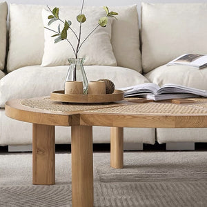 Replica Rio Low Rattan and Wood Coffee Table - Staunton and Henry