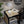 Square Wood and Rattan Side Table - Staunton and Henry