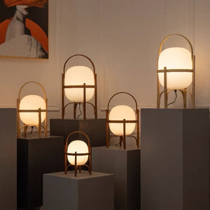 Minimalist Japanese Style Lantern Table Lamp - Staunton and Henry