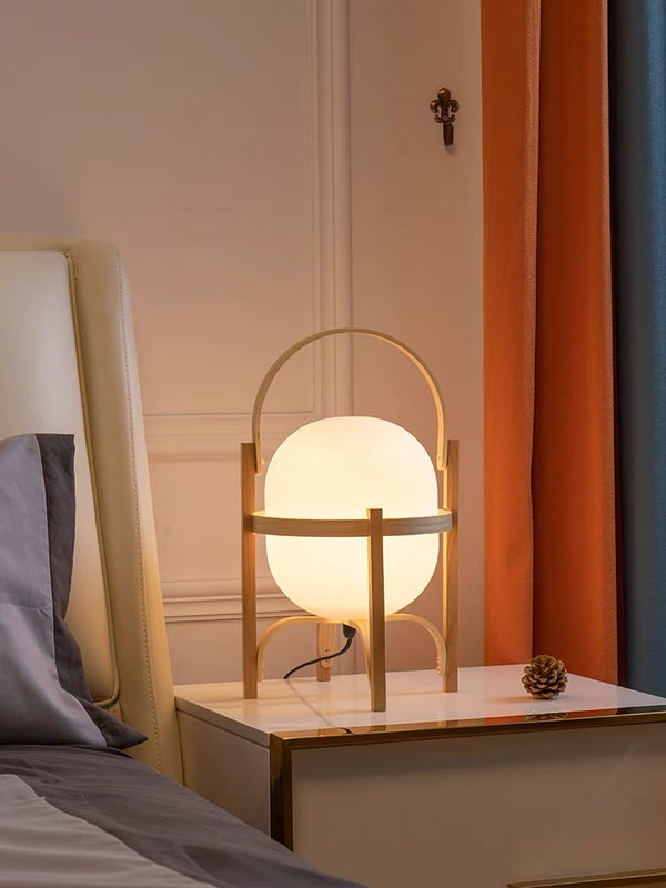 Minimalist Japanese Style Lantern Table Lamp - Staunton and Henry