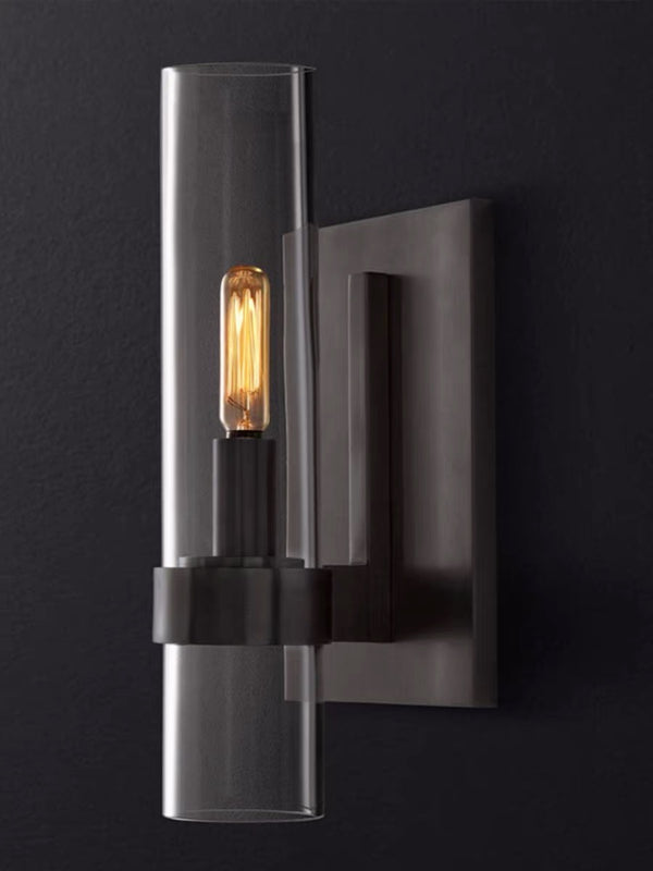 Modern Brass Wall Light - Staunton and Henry