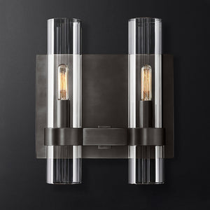 Modern Brass Wall Light - Staunton and Henry