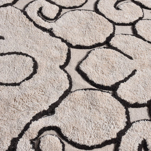 Vinak Natural Black and White Area Rug - Staunton and Henry