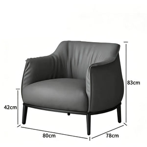 Italian Modern Single Sofa Chair Reception Set For Business - Staunton and Henry