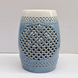Tang Blue and White Ceramic Garden Stool - Staunton and Henry