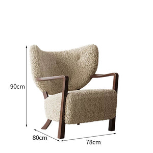 Cordon XTB-0121 Little Petra Wabi-Sabi Single Sofa Chair Solid Wood - Staunton and Henry