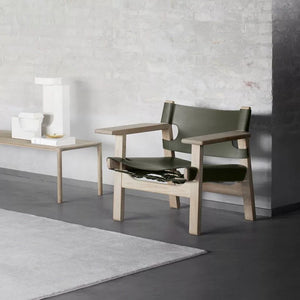 Garden Master Spanish Hunting Chair Solid Wood Saddle Leather Designer - Staunton and Henry