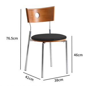 Etienne Fabric and Wood Bistro Dining Chair - Staunton and Henry