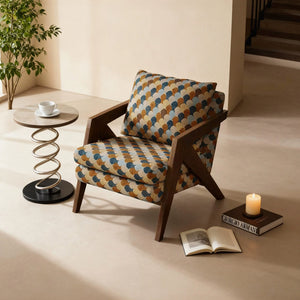 Mair.HK Richard Mid-Century Modern Single Sofa Chair Washable Fabric - Staunton and Henry