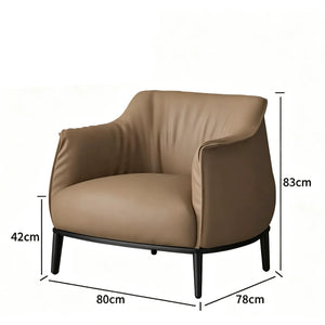Italian Modern Single Sofa Chair Reception Set For Business - Staunton and Henry