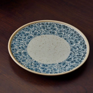 Hand-Painted Stoneware Breakfast Plate 21cm Underglaze Ceramic Dinner Dish - Staunton and Henry