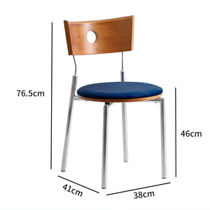 Etienne Fabric and Wood Bistro Dining Chair - Staunton and Henry