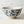 Handmade Ceramic Rice Bowl Hand-Painted Underglaze Retro Floral Design
