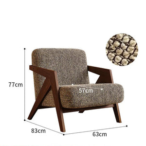 Mair.HK Richard Mid-Century Modern Single Sofa Chair Washable Fabric - Staunton and Henry