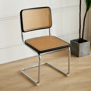 Breuer Mid-Century Rattan Dining Chair - Staunton and Henry