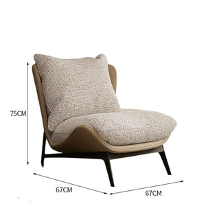 Mair.HK Italian Minimalist Leisure Chair Wabi-Sabi Single Sofa - Staunton and Henry