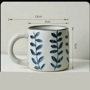 Handmade Ceramic Mug Rough Pottery Retro Underglaze 420ml Large Capacity - Staunton and Henry