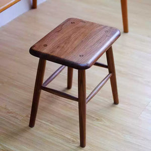 Haru Japandi Solid Wood Stool