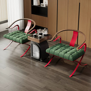 Mair.HK New Chinese Style Yunhe Red Armchair Solid Wood - Staunton and Henry