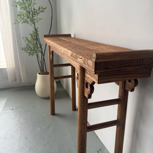 Song Reclaimed Elm Wood Console Table - Staunton and Henry