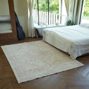 Geometric Faux Cashmere Area Rug