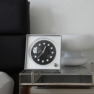 Ludwig Metal Minimalist Desk Clock - Staunton and Henry