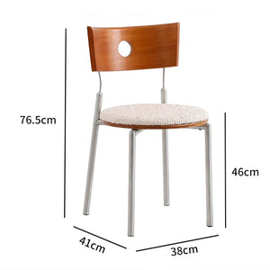 Etienne Fabric and Wood Bistro Dining Chair - Staunton and Henry