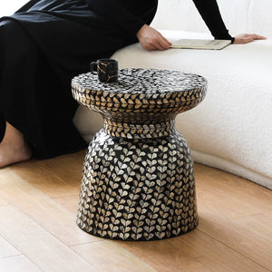 Kairo Mother of Pearl Inlay Side Table - Staunton and Henry