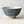 Handmade Ceramic Rice Bowl Hand-Painted Underglaze Retro Floral Design
