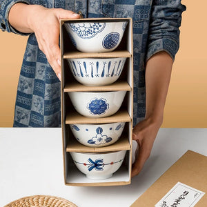 Kaito Retro Japanese Rice Bowl Set - Staunton and Henry