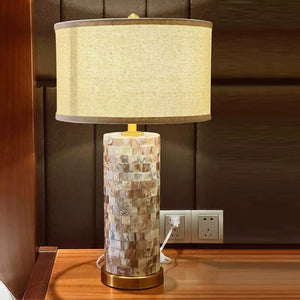 Santos Mother of Pearl Table Lamp - Staunton and Henry