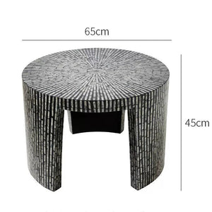Kairo Mother of Pearl Inlay Side Table - Staunton and Henry