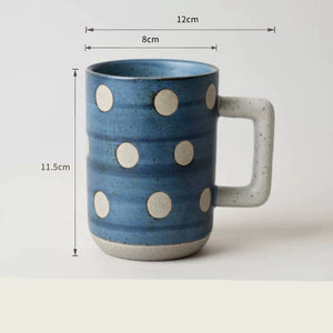 Handmade Ceramic Mug Rough Pottery Retro Underglaze 420ml Large Capacity - Staunton and Henry
