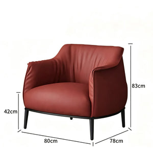 Italian Modern Single Sofa Chair Reception Set For Business - Staunton and Henry