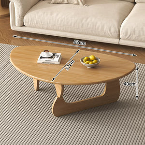 Noguchi Style All Wood Coffee Table - Staunton and Henry