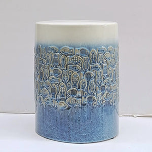 Tang Blue and White Ceramic Garden Stool - Staunton and Henry